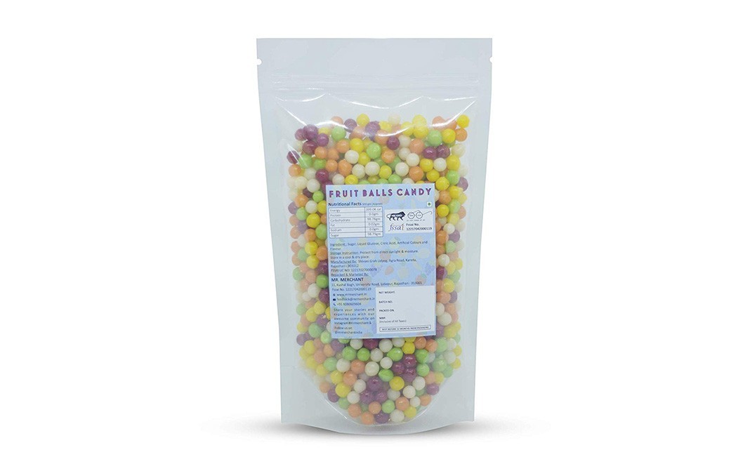 Mr. Merchant Fruit Balls Candy    Pack  400 grams